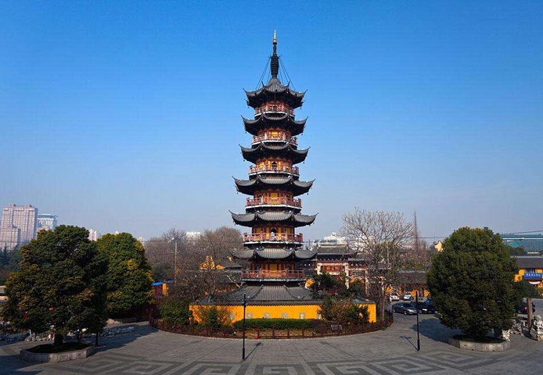 上海市龍華塔采用直川科技傾角傳感器進(jìn)行實(shí)... 