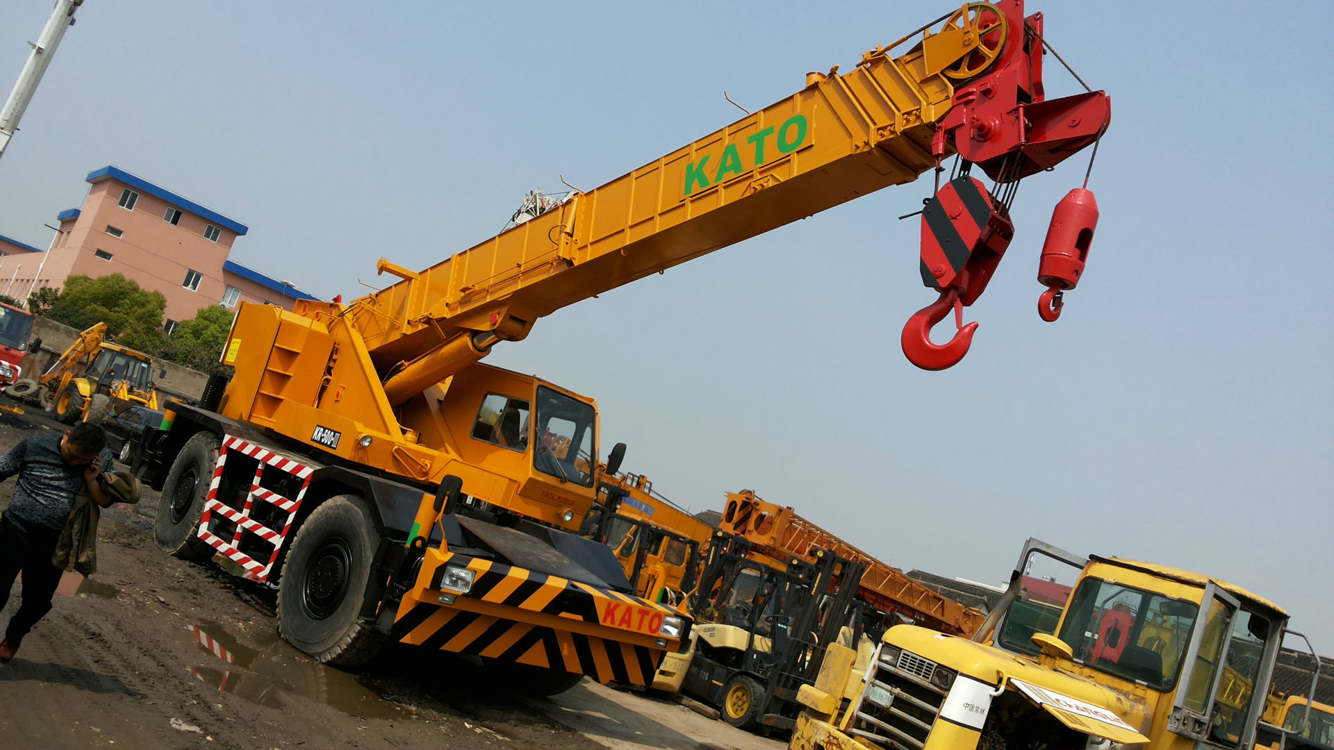 直川傾角傳感器為輪胎吊安全保駕護航 